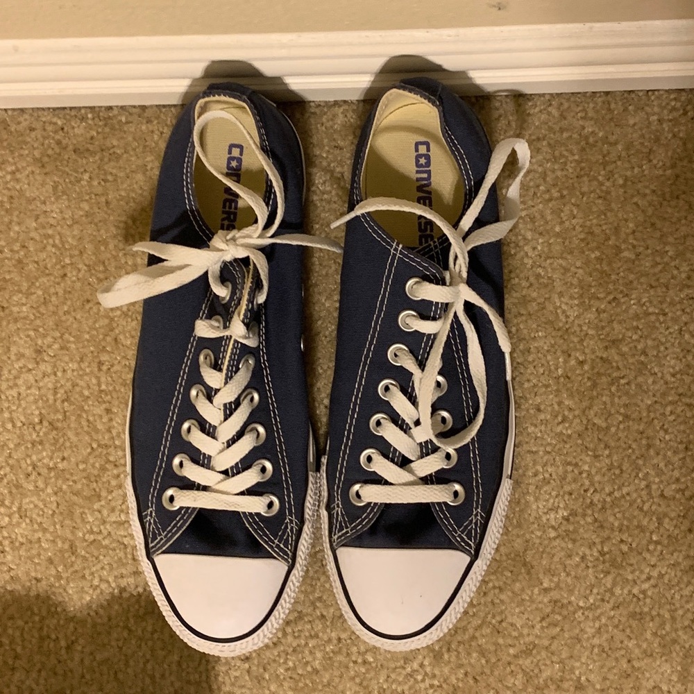 Navy Blue Converse Sneaker Shoe